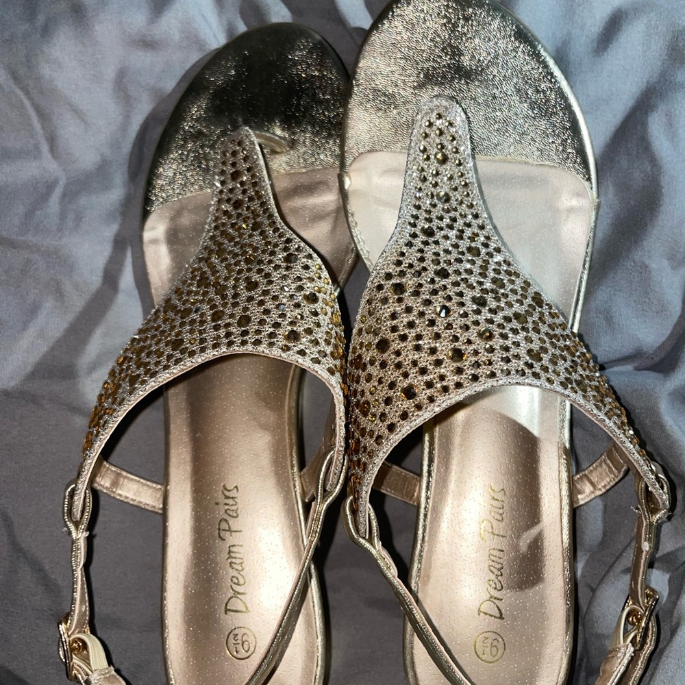 Wedge dress sandal
